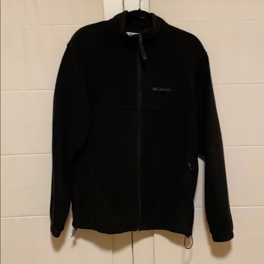 Men’s Large Black Columbia Fleece Jacket